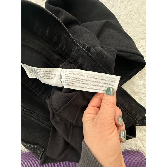 Abercrombie & Fitch Jeans Women's 35/20R The Ankle Straight Ultra HighRise Black - Picture 5 of 6